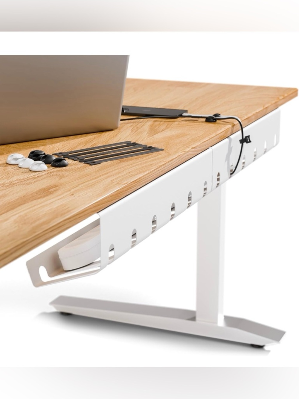 PAMO Cable Management for Easy mounting Under Desk